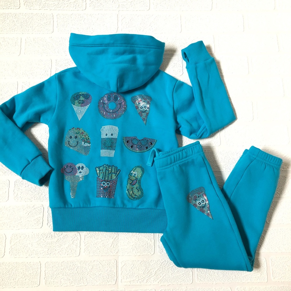 Butter Hooded Zip Up and Jogger Set